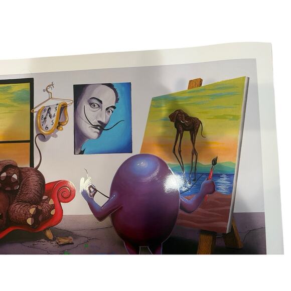 36 X 23 2024 Michael Godard Dali’s Muse Promo Litograph Printed Signature Art - Picture 6 of 11